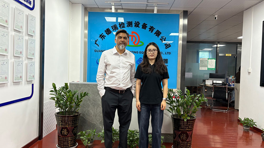 Dongguan Foreign Trade Manufacturer, Bangladeshi Customers Audited Derui Testing Equipment