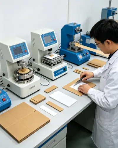 Paper and board testing instruments for burst, compression, tear and folding endurance tests