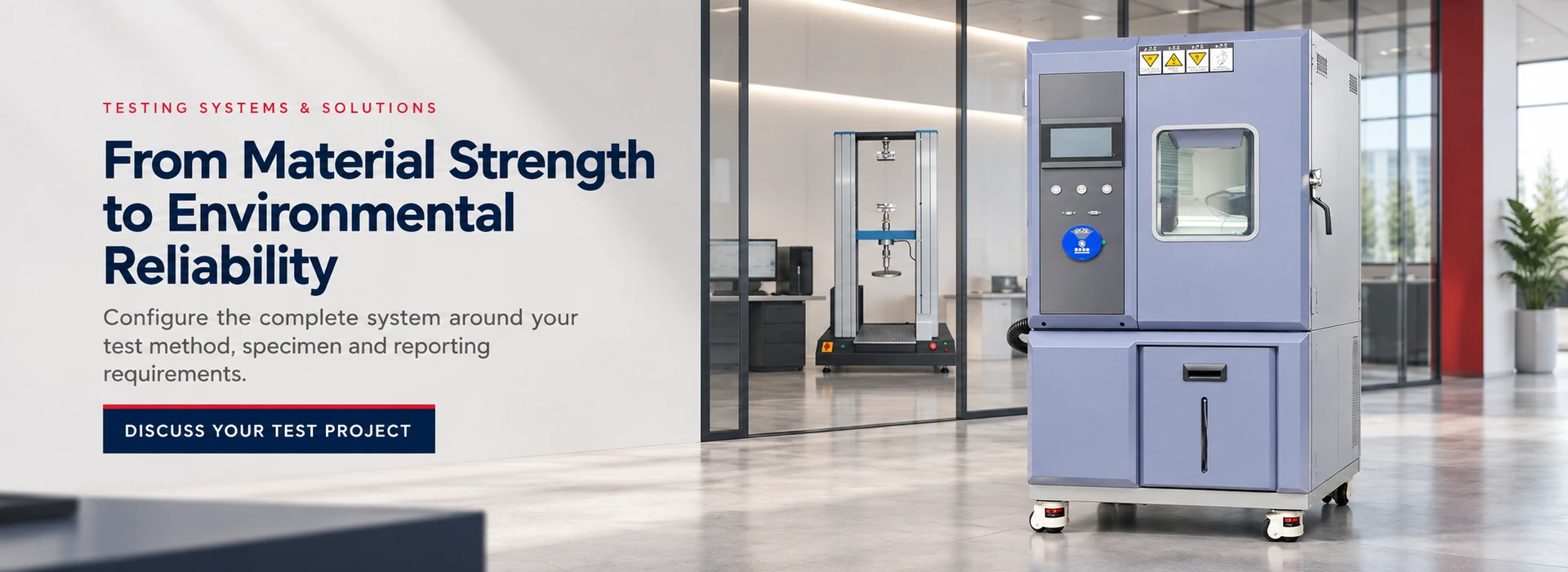 DERUI material strength testing machine and environmental reliability test chamber