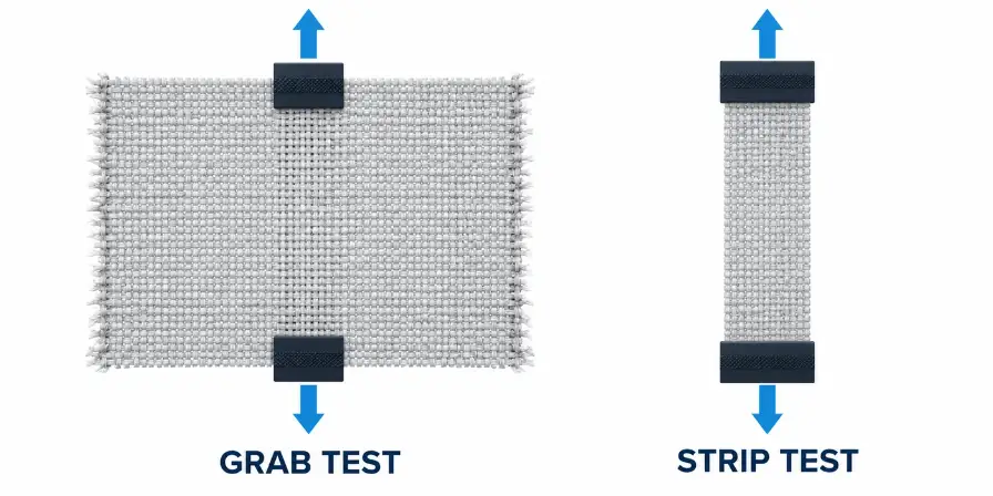 Fabric Tensile Testing: Grab vs Strip Methods and Equipment Selection
