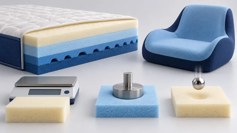 Flexible PU Foam Testing for Mattresses and Seat Cushions